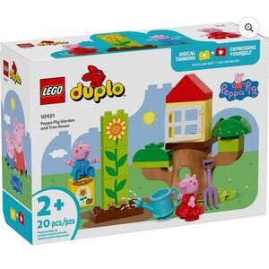 LEGO DUPLO Peppa Pig Garden & Tree House Toy 10431 New NIB Preschool/Toddler!
